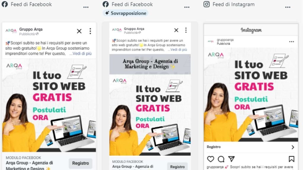 facebook ads , meta ads, arqa group